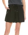 James Perse Relaxed Fit Linen Short In Black