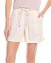 James Perse Relaxed Fit Linen Short In Multi