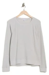 James Perse Relaxed Raglan Sleeve Cotton Pullover In Gray