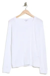 James Perse Relaxed Raglan Sleeve Cotton Pullover In White