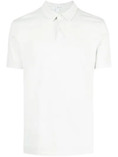 James Perse Revised Standard Polo Shirt In Green