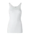 James Perse Ribbed Daily Tank Top In White