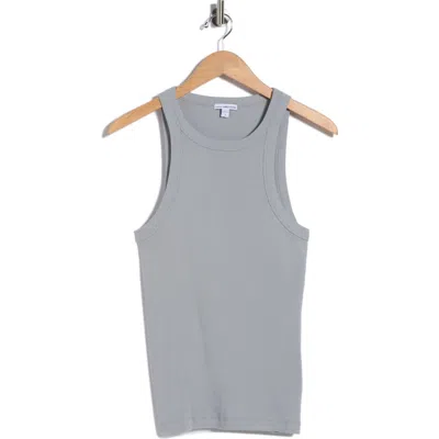 James Perse Ribbed Knit Tank In Gray