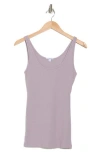 James Perse Ribbed Knit Tank In Iris