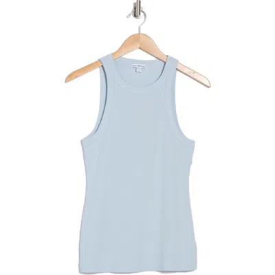 James Perse Ribbed Knit Tank In Open Sky