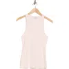 James Perse Ribbed Knit Tank In Zephyr