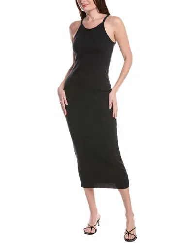 James Perse Ribbed Tank Maxi Dress In Black