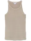 James Perse Ribbed Knit Tank In Green