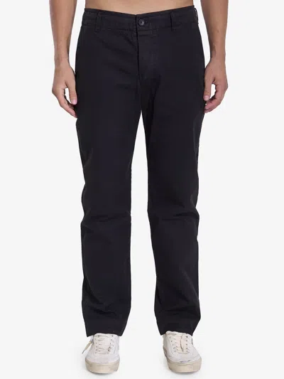 James Perse Rigid Canvas Pants In Black