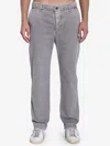 James Perse Rigid Canvas Pants In Grey