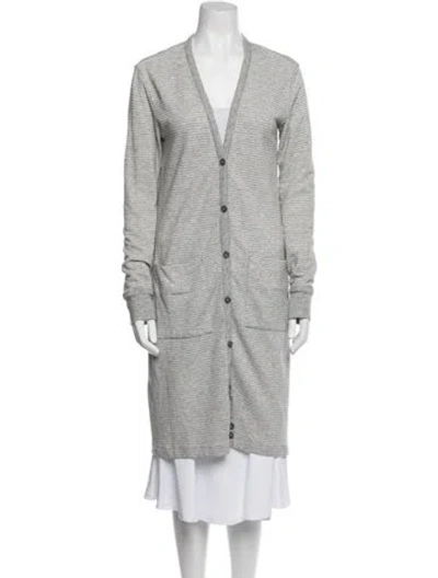 Pre-owned James Perse Robe In Gray