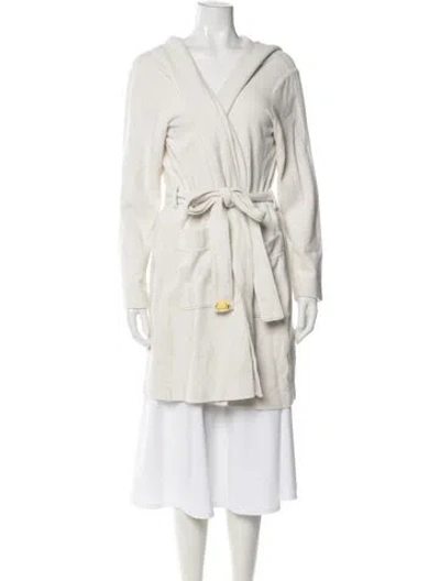 Pre-owned James Perse Robe In Neutrals