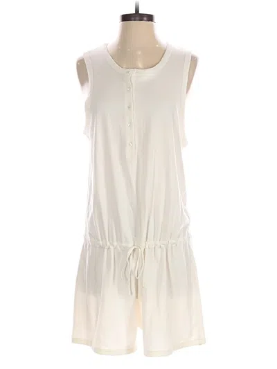 Pre-owned James Perse Romper In Ivory
