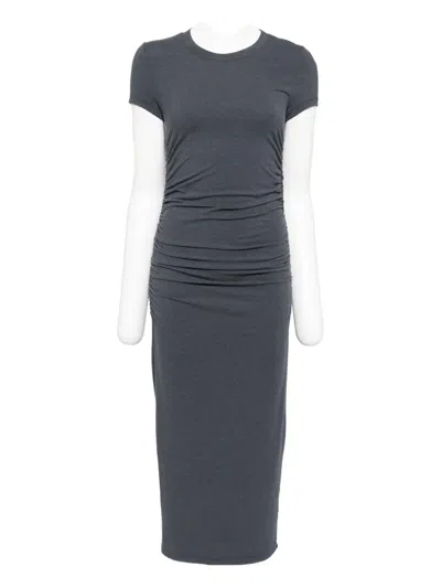 JAMES PERSE RUCHED T-SHIRT DRESS