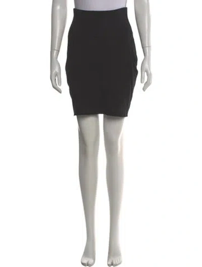 Pre-owned James Perse Ruffle Embellishment Knee-length Skirt In Gray