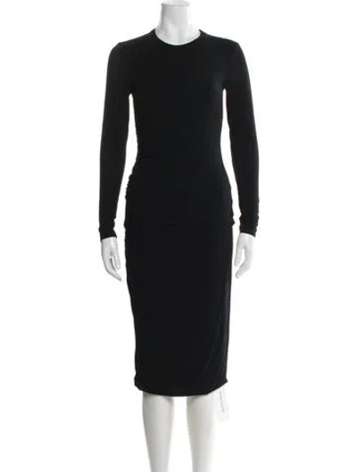 Pre-owned James Perse Ruffle Embellishment Skirt Set W/ Tags In Black