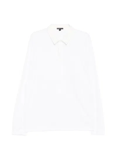 James Perse Rugby Polo Shirt In White