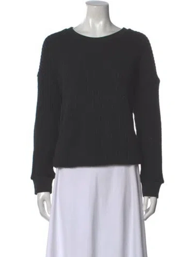 Pre-owned James Perse Scoop Neck Sweater In Gray