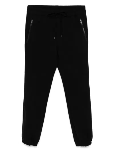 James Perse Scuba-jersey Track Pants In Black