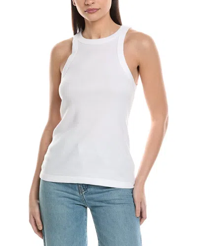 James Perse Set Of 2 Cutaway Rib Tank In White