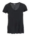 James Perse T-shirts And Polos In Black