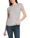 James Perse Sheer Slub T-shirt In Grey