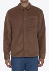 James Perse Sherpa Jacket In Brown