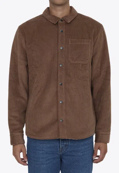 JAMES PERSE SHERPA  CORDUROY OVERSHIRT