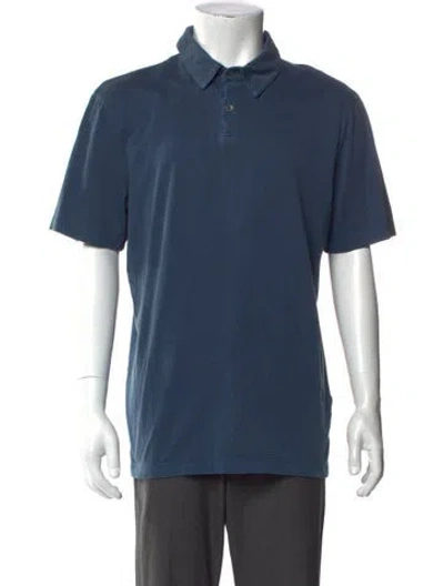 Pre-owned James Perse Short Sleeve In Blue