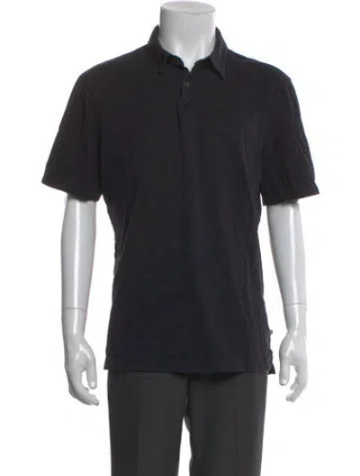 Pre-owned James Perse Short Sleeve Shirt In Black