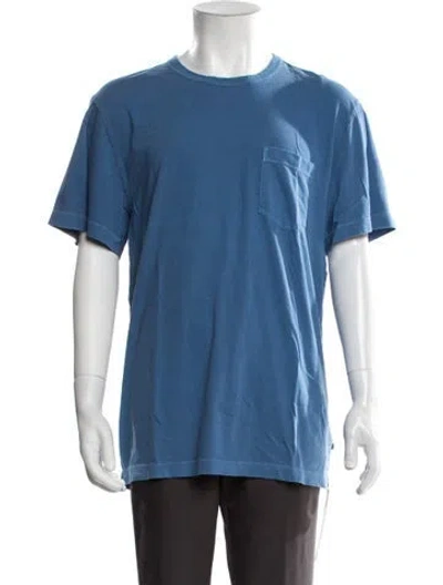 Pre-owned James Perse Short Sleeve Shirt In Blue