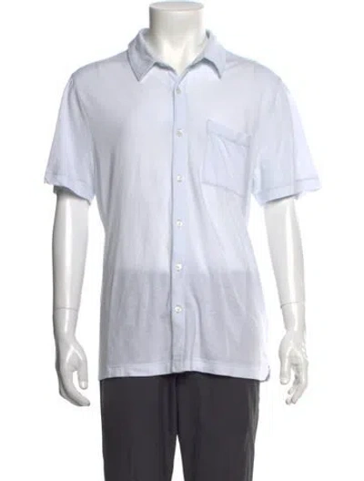 Pre-owned James Perse Short Sleeve Shirt In White
