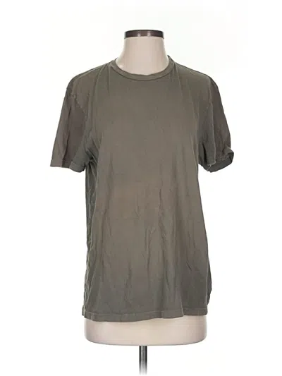 Pre-owned James Perse Short Sleeve T-shirt In Gray