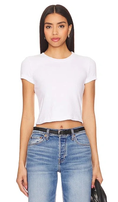 James Perse Short Sleeve Tee In White
