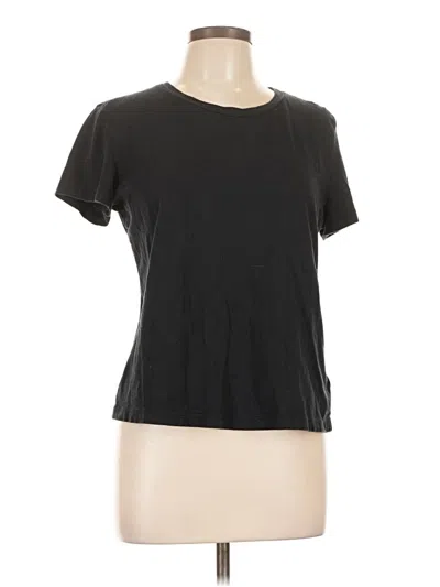Pre-owned James Perse Short Sleeve T-shirt In Black