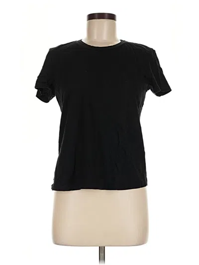 Pre-owned James Perse Short Sleeve T-shirt In Black