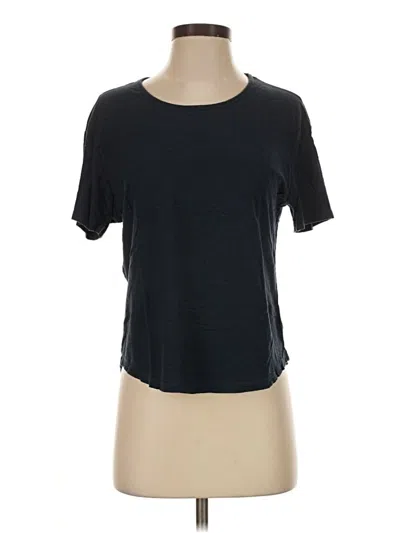 Pre-owned James Perse Short Sleeve T-shirt In Black