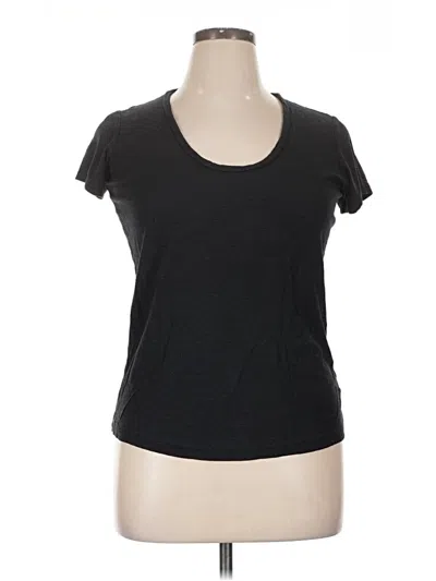 Pre-owned James Perse Short Sleeve T-shirt In Black