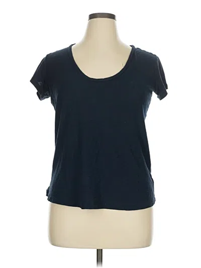 Pre-owned James Perse Short Sleeve T-shirt In Blue