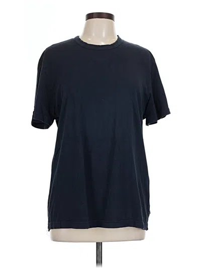 Pre-owned James Perse Short Sleeve T-shirt In Blue
