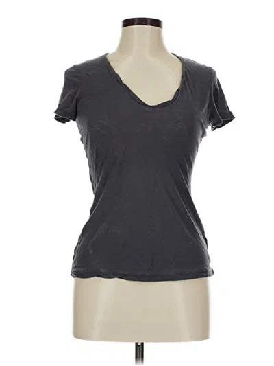 Pre-owned James Perse Short Sleeve T-shirt In Gray