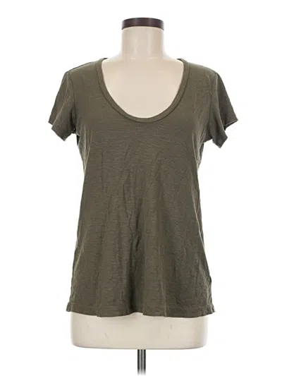 Pre-owned James Perse Short Sleeve T-shirt In Gray
