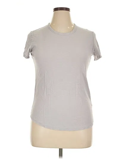 Pre-owned James Perse Short Sleeve T-shirt In Gray
