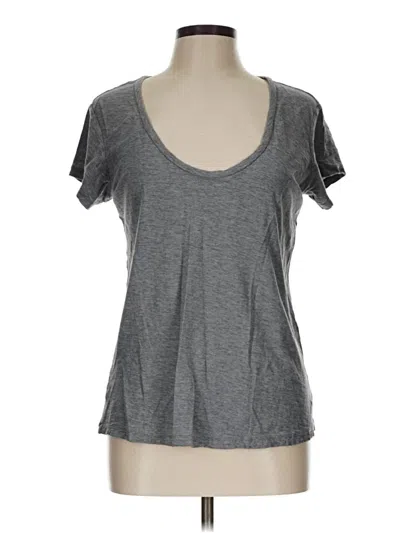 Pre-owned James Perse Short Sleeve T-shirt In Gray