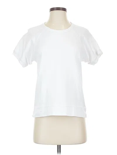 Pre-owned James Perse Short Sleeve T-shirt In White