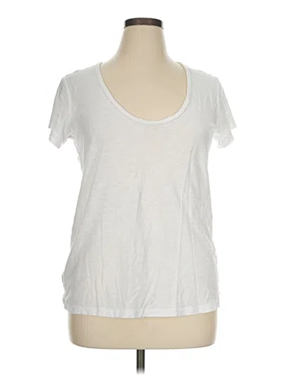 Pre-owned James Perse Short Sleeve T-shirt In White