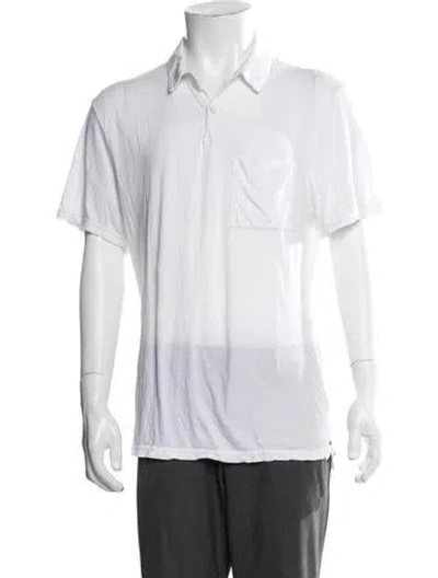 Pre-owned James Perse Short Sleeve In White