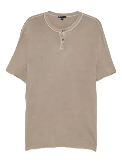 James Perse Short-sleeved T-shirt In Neutral