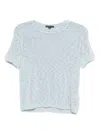 James Perse Short-sleeved Top In Blue