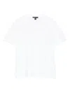 James Perse Short-sleeves Cotton T-shirt In White